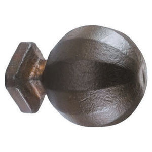 bouton de porte contemporain / en acier inoxydable
