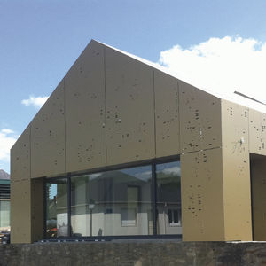 bardage en aluminium / lisse / mat / coloré