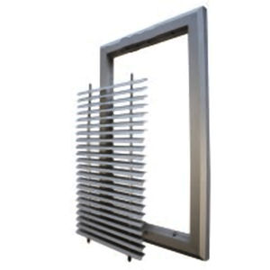 grille de ventilation en aluminium / carrée