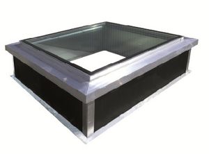 fenêtre de toit à projection / en acier / à double vitrage / à coupure thermique