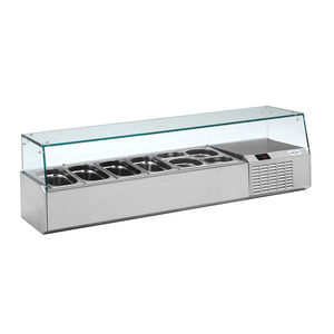 vitrine réfrigérée à poser / pour commerce / pour cuisine professionnelle / pour restaurant