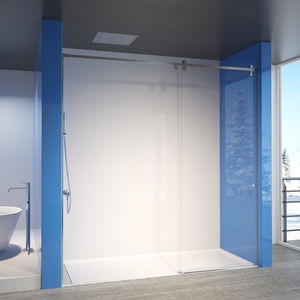 paroi de douche coulissante / en niche / en verre