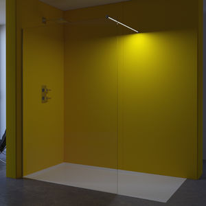 paroi de douche fixe / d'angle / en verre