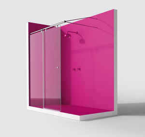 paroi de douche coulissante / d'angle