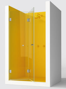 paroi de douche pliante / en niche / en verre