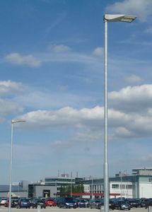lampadaire urbain / de jardin / contemporain / en fonte d'aluminium