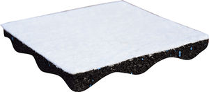 isolant acoustique / en caoutchouc / en polyuréthane / pour toiture-terrasse