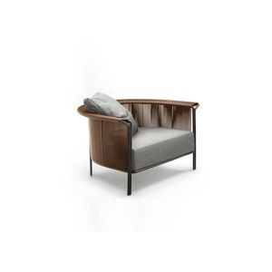 fauteuil classique / en tissu / en cuir / en métal peint