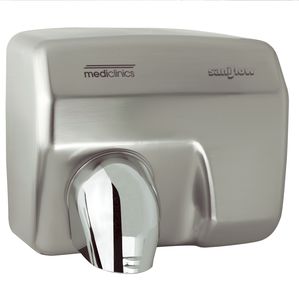 sèche-mains automatique / encastrable / mural / en inox