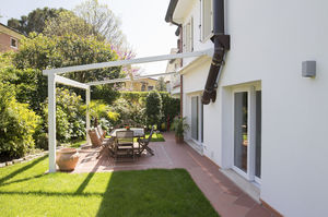 pergola adossée / en aluminium / professionnelle