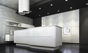 cuisine contemporaine / en stratifié / mate / laquée