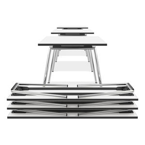 table de travail / contemporaine / en bois / rectangulaire
