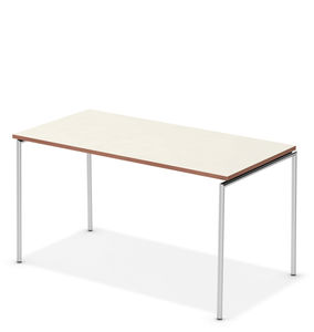table de réunion / contemporaine / en métal / en mélaminé