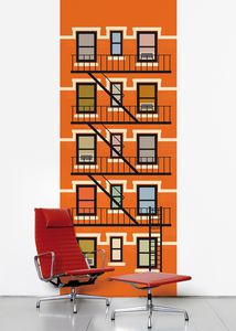 papiers peints contemporains / motifs urbains / non tissés / imprimés