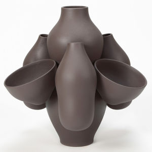 vase contemporain / en céramique