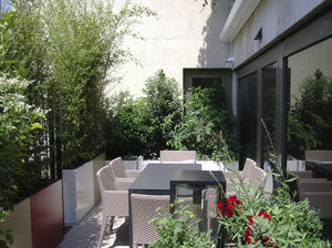 jardinière en fibro-ciment / carrée / rectangulaire / sur mesure