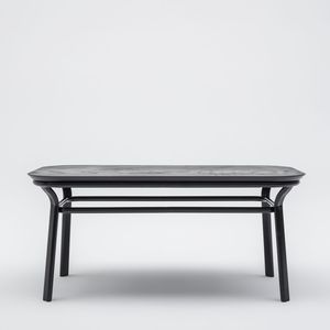table basse contemporaine / en MDF / en frêne / en plaqué bois