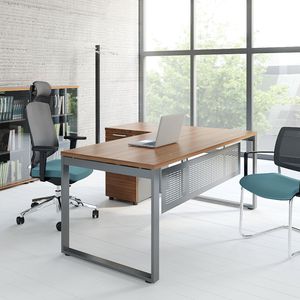 bureau pour open space / en chêne / en bouleau / en châtaignier