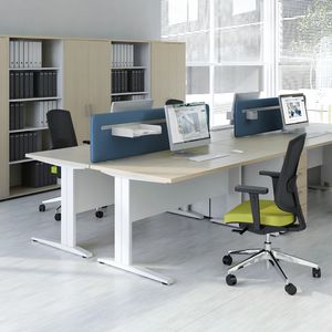 bureau pour open space / en bois / contemporain / professionnel