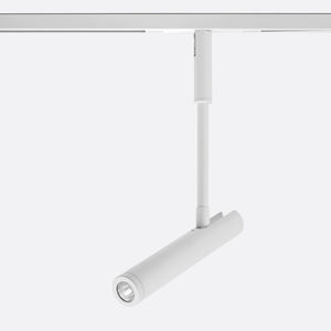 éclairage sur rail à LED / rond / en aluminium peint / pour commerce
