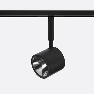 éclairage sur rail à LED / circulaire / en aluminium peint / pour commerce