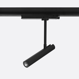 éclairage sur rail à LED / circulaire / en aluminium peint / pour commerce
