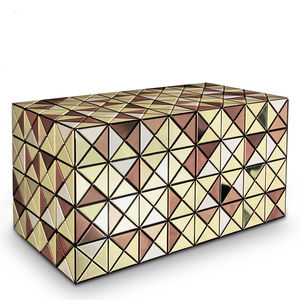 table de chevet / design original / en acrylique / rectangulaire