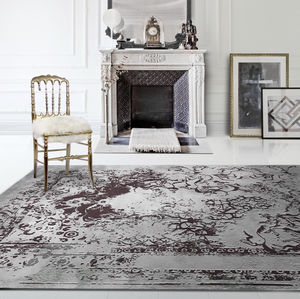tapis contemporain / à motif / en laine / rectangulaire