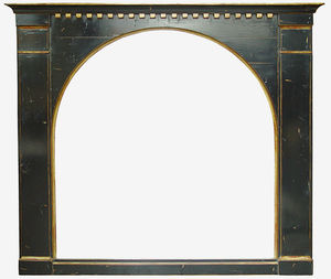 miroir mural / de style / en bois