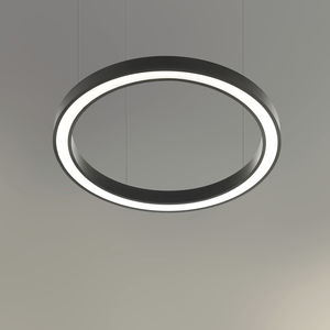 luminaire suspendu / à LED / rond / en aluminium extrudé