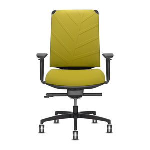 fauteuil de bureau contemporain / en polyester / en tissu / à hauteur réglable