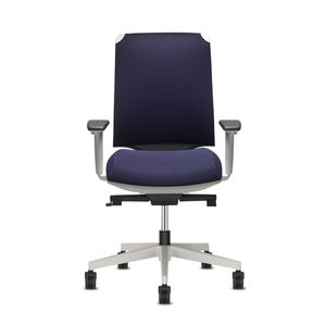 fauteuil de bureau contemporain / en tissu / en polyester / à roulettes