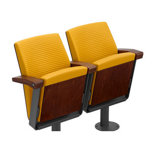 fauteuil d'auditorium contemporain / en tissu / piètement central / pour théâtre