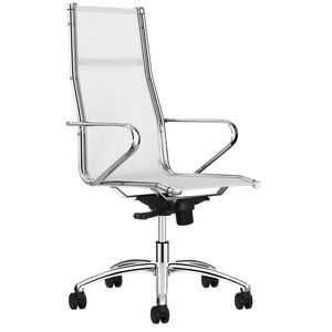 fauteuil de direction contemporain / en maille / en polyester / à hauteur réglable