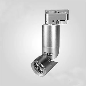 éclairage sur rail à LED / rond / en aluminium anodisé / pour hôtel