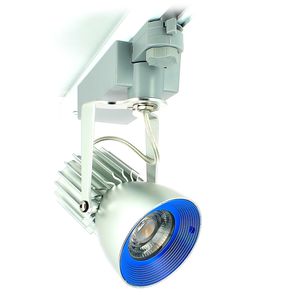 éclairage sur rail à LED / rond / en aluminium anodisé / pour hôtel