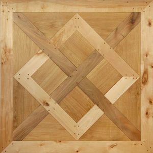 parquet en dalles / massif / à coller / en chêne