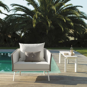 fauteuil contemporain / en Textilene® / en aluminium / de jardin