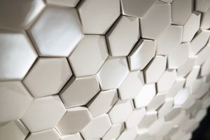 mosaïque d'intérieur / murale / en céramique / motif géométrique