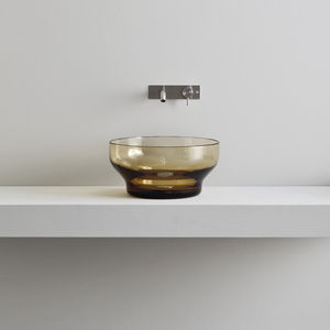 vasque à poser / ronde / en verre de Murano / contemporaine