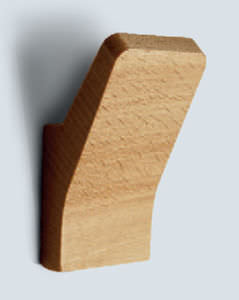 patère contemporaine / en bois