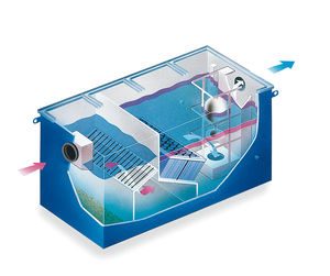 séparateur à hydrocarbures en acier
