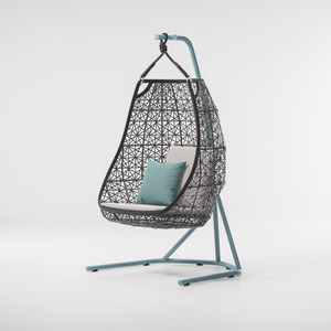 chaise contemporaine / en tissu / en aluminium / en fibres synthétiques