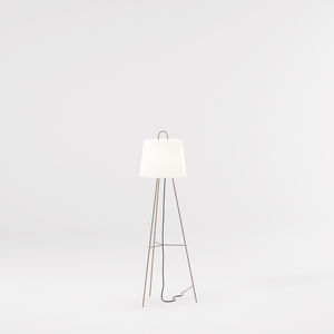 lampe sur pied / contemporaine / en aluminium / en polypropylène