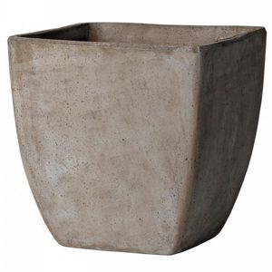 pot de jardin en terracotta / carré