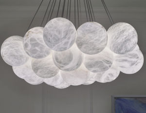 lustre contemporain / en albâtre / professionnel