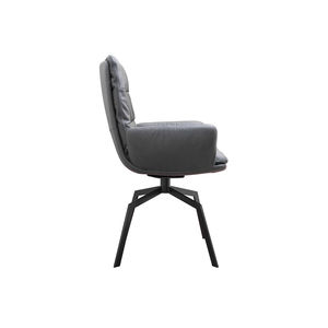 chaise contemporaine / avec accoudoirs / luge / en simili cuir