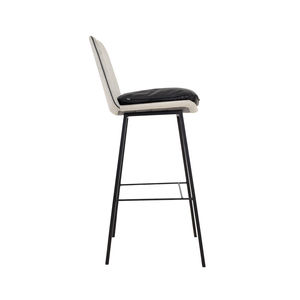 tabouret de bar contemporain / en cuir / professionnel / tapissé