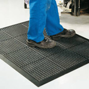 tapis de sol annulaire / en caoutchouc noir