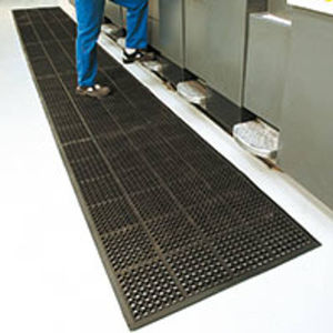 tapis de sol annulaire / en caoutchouc noir